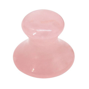Natural Rose Quartz face massage roller jade stones, Chakra Healing Stone,Mushroom Shape Guasha for Eye Face Neck Beauty SPA - Product Image 4