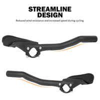 Guidon de course TOSEEK en fibre de carbone ultra-rigide 31,8 mm 340 mm pour vélo de route et triathlon