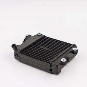 <span class=keywords><strong>Radiateur</strong></span> Super Rapide NMAX AEROX 2 RANGÉES en Aluminium Haute Performance pour YAMAHA NMAX AEROX NVX V1 Noir - Product Image 4