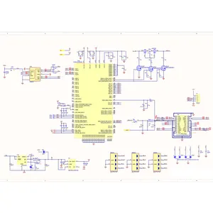 Placa de circuito eletrônica schemática, arquivos gerber, protótipo rápido pcb, design e desenvolvimento de software