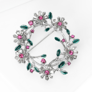 Wholesale Trendy Water Wreath Jewelry Fashion Women's Flower Brooches Plant Bag Decorative Flower <b>Badge</b> Brooch <b>Pin</b> - Product Image 4