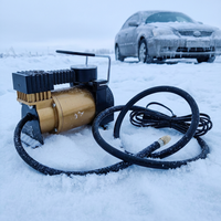 Compresseur d'air professionnel en métal 12V pour pneus de voiture, robuste, haute pression, démarrage à froid, pompe fiable pour SUV
