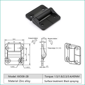 Charnière à couple constant SOUTHCO en alliage de zinc de grande taille, même paragraphe, peut s'arrêter et se positionner à volonté - Product Image 4