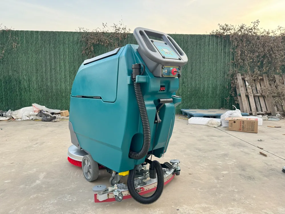 IronBee JB60 60 liters solution tank automatic walk behind floor scrubber dryer machine for commercial use