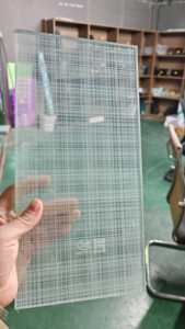 Écrans de sécurité en verre trempé à faible teneur en fer, ultra blancs, imprimés par sérigraphie, avec treillis métallique <span class=keywords><strong>pour</strong></span> les escaliers extérieurs des hôpitaux - Product Image 4