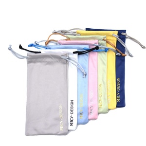 Bestclean biểu tượng tùy chỉnh sợi nhỏ dây kéo kính Pouch xách tay Kính mát Pouch chống bụi Kính mắt giữ túi - Product Image 2