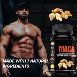 Cápsulas de Raíz de Maca OEM/ODM Marca Privada para Hombres, Potenciador de Vigor con Horny Goat Weed, Ashwagandha, Ginseng, Tribulus Terrestris - Product Image 5