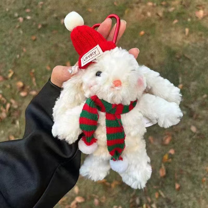 Bufanda roja y verde-hebilla de amor-sin rubor-19cm