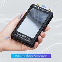 NanoVNA-F V3 1MHz-6GHz Analyseur de réseau vectoriel portable 4,3 pouces pour antenne MF/HF/VHF/UHF/SHF