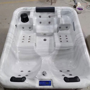 Jacuzzi <span class=keywords><strong>de</strong></span> Acrílico para Exteriores <span class=keywords><strong>de</strong></span> Fábrica Foshan, Spa para 3 Personas <span class=keywords><strong>con</strong></span> Jets Grandes, Bañera Rectangular para Remojar, Jacuzzi Exterior para <span class=keywords><strong>Casa</strong></span> - Product Image 3