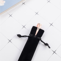 Grosir Tas Pensil Tali Serut Murah Hadiah Alat Tulis Kantor Sekolah Kemasan Beludru 17.7X3.5Cm Tanpa Merek