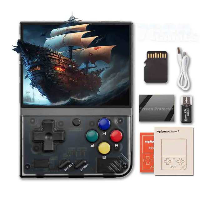 Miyoo Mini + Version Portable New Consola Video Gaming Retro Handheld Game Console Miyoo Mini Plus