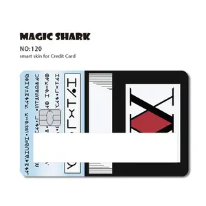 Pegatinas de calcomanía de Anime de piel impermeable de vinilo personalizado transparente de calidad libre de daños 3M <span class=keywords><strong>para</strong></span> <span class=keywords><strong>tarjetas</strong></span> de crédito <span class=keywords><strong>bancarias</strong></span> - Product Image 5