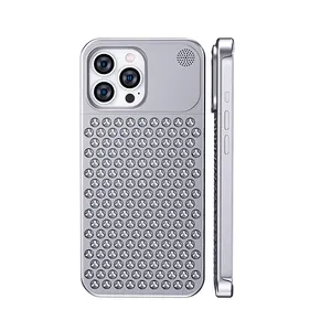 2023 New Aluminium Luxury Fragrance Phone Case Proteção Contra Queda Impermeável para Iphone 15 14 13 12 Pro Max Liga De Alumínio