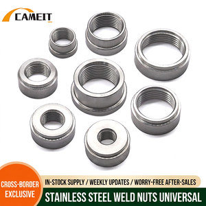New 304 Stainless Steel Female Weld Bung Metric/NPT M12X1.25 M14X1.5 M16X1.5 M18X1.5 M20X1.5 M22X1.5 <b>Thread</b> - Product Image 6