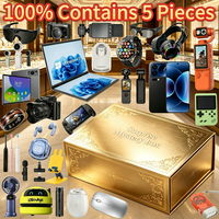 Caja Misteriosa de Regalo de Navidad 2026, Incluye 5 Artículos Aleatorios al 100%, con Auriculares, Teléfono Inteligente y Reloj Inteligente, para los Más Vendidos del Mercado