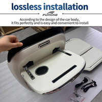 Applicable aux tables de divertissement et de travail pliables pour ordinateur, fixées aux sièges arrière des Toyota Sienna et Granvia.