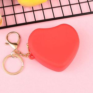 Hot Selling <b>Cute</b> Silicone Coin <b>Purse</b> Waterproof Makeup Bag Zipper Closure Candy Fashion Key Cosmetic Travel Case for Women Girls - Product Image 4
