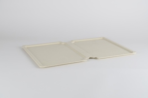 Bandeja Plegable Ecológica 100% Compostable de Bagazo para Comida Caliente y Fría, Resistente al Aceite y al Agua, para Preparación de Comidas y Cajas para Llevar - Product Image 3