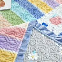 Linge de lit en molleton de lait lavable en Machine, drap simple, vente en gros, ensemble de draps de lit en coton laminé pour tatami antidérapant