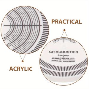Disque de test de vitesse de rotation pour platine vinyle, détection de la vitesse de rotation, disque d'étalonnage pour platine vinyle pour <span class=keywords><strong>33</strong></span> et 45 <span class=keywords><strong>tours</strong></span> par minute - Product Image 3