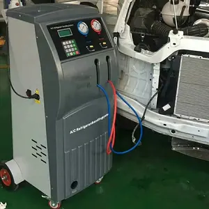 HO-520 Semi-auto refrigerante de recuperación y recarga máquina para coche de aire acondicionado