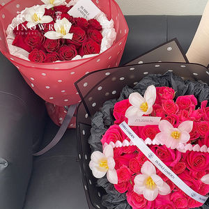 Papier pour <span class=keywords><strong>fleuriste</strong></span> SINOWRAP, papier pour fleurs imperméable, couleur classique, ligne de perles et de cadre, fournisseur de fleurs - Product Image 3