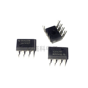 Amplificateur opérationnel Ua741cp Dip-8 de type compensé à montage traversant - Product Image 1