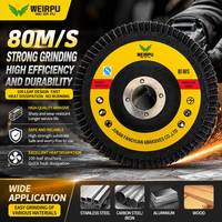 Disque à lamelles 100 mm pour le meulage, meule abrasive multi-grains 60 80 120 pour outil de meuleuse d'angle, finition des surfaces métalliques
