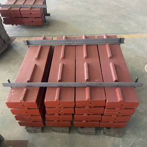 Placa de revestimiento de trituradora de impacto de alto rendimiento, nueva, para minería de cemento y mineral, piezas de fundición para trituradoras - Product Image 1