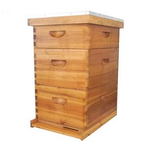 New 3 Layer Complete Langstroth Beehive Box 10 <b>Frame</b> Beeswax Coated Fir Wood Bees Hive Starter Kit with <b>Frames</b> - Product Image 5