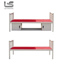 Lits superposés modernes en métal à double pont Meubles de salon et de chambre à coucher en acier pour dortoir scolaire