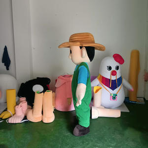 Пользовательские взрослый персонаж мультфильм фермер фрукты овощи и животные талисман костюмы - Product Image 3