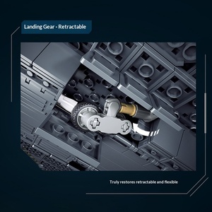 <span class=keywords><strong>Little</strong></span> Luban B1569 <span class=keywords><strong>Fighter</strong></span> 36 <span class=keywords><strong>Fighter</strong></span> NGAD 2 Military Series Modèle à assembler Jouet transfrontalier pour garçons - Product Image 4