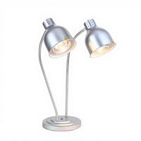Lampe chauffante commerciale pour buffet, couleur or rose et argent, avec tuyau flexible, ampoule 250W, pour restaurant, traiteur, barbecue