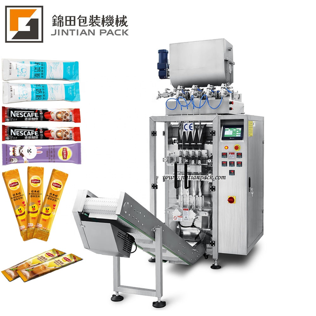 Multilane Stick Bag 6 Lanes Liquid Sauce Peanut Paste Oil Automatic Packing Machine