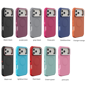 Coque magnétique antichoc robuste avec béquille pour <span class=keywords><strong>iPhone</strong></span> 18 Pro Max, compatible <span class=keywords><strong>iPhone</strong></span> 17 Pro, 16, 15 LM179 - Product Image 6