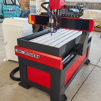 Machine de gravure et de découpe sur bois 3 axes avec transmission à crémaillère 6090, zone de travail 600*900mm, moteur 220V/110V, pour publicité