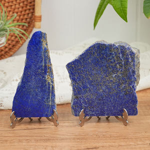 Tranches de cristal de guérison naturelles en gros, pierres gravées, blocs de pierres précieuses, tranche de <span class=keywords><strong>lapis</strong></span>-<span class=keywords><strong>lazuli</strong></span> pour la décoration - Product Image 5
