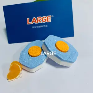 <span class=keywords><strong>Capsules</strong></span> et comprimés de rinçage pour <span class=keywords><strong>lave</strong></span>-<span class=keywords><strong>vaisselle</strong></span> OEM écologiques, solubles dans l'eau, avec parfum citron - Product Image 2