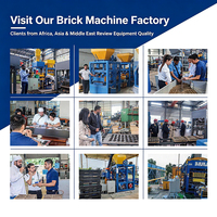 Machine à fabriquer des blocs entièrement automatique 4-25, machine à briques en béton multifonctionnelle pour pavés creux et briques standard