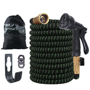 Tubería de agua de alta presión para jardín, pistola de tubería de agua para lavado de autos, tubería de agua telescópica 3 veces de dos colores negro y verde <span class=keywords><strong>en</strong></span> <span class=keywords><strong>Amazon</strong></span> - Product Image 1