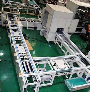 Toshine Heavy Duty Pallet Conveyor System PVC/Nylon/Stainless Steel Belts Anti-Bacterial Oil Resistant Adjustable Speed (Max - Product Image 3