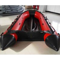 Bateau pneumatique gonflable chaud pour la pêche, le surf, en PVC, avec plancher en aluminium, yacht, bateau pneumatique avec CE