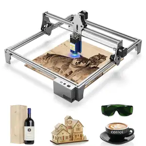 Laser Engraving Machine Wood Acrylic Laser Engraver Cutter Carving Erea Full-metal Overall Power 30W High Precision 410x420mm