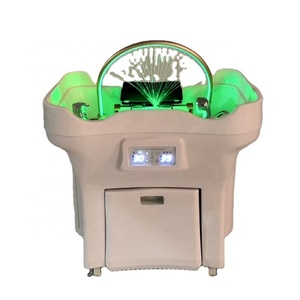 เก้าอี้สระผมเคลื่อนที่ KISEN รุ่น Hottest Salon Furniture พร้อมอ่างสระผมแบบพกพา ระบบนวดน้ำบำบัด สำหรับสปาผมและศีรษะ แบบไม่ใช้ท่อ - Product Image 1
