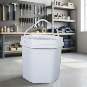 Conteneur hexagonal en plastique écologique classique industriel de 10 LTR - Product Image 3