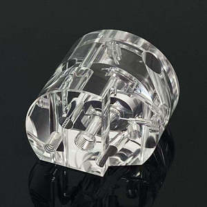 Tube structurel moulé en acrylique transparent pour usage industriel et expérimental - Product Image 2