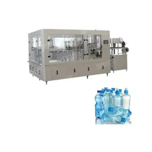 Complete Set Full Automatic Pet Plastic Drinking Bottled Pure Mineral Water Filling Machine Making Line Bottling Plant