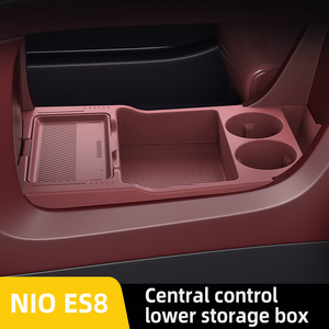 Caja de Almacenamiento Inferior para Consola Central de NIO ES8, Reposabrazos de Silicona de Doble Capa con Privacidad, Color Original del Coche - Product Image 2